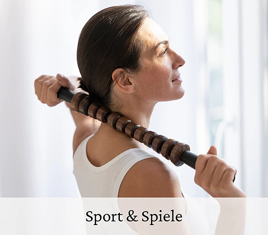 Sport und Spiele Styleholz Woodstick Expert Faszienrolle